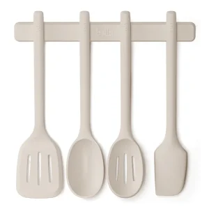 5-Piece Kitchen Tool Set with Magnetic Rack