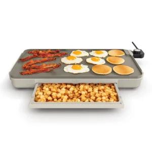 12" x 22" XL Griddle with Warming Tray